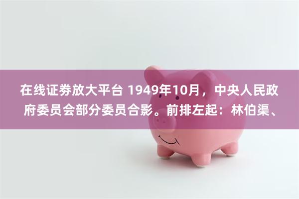 在线证劵放大平台 1949年10月，中央人民政府委员会部分委员合影。前排左起：林伯渠、